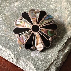 Vintage Sterling Silver Pin- Mexico